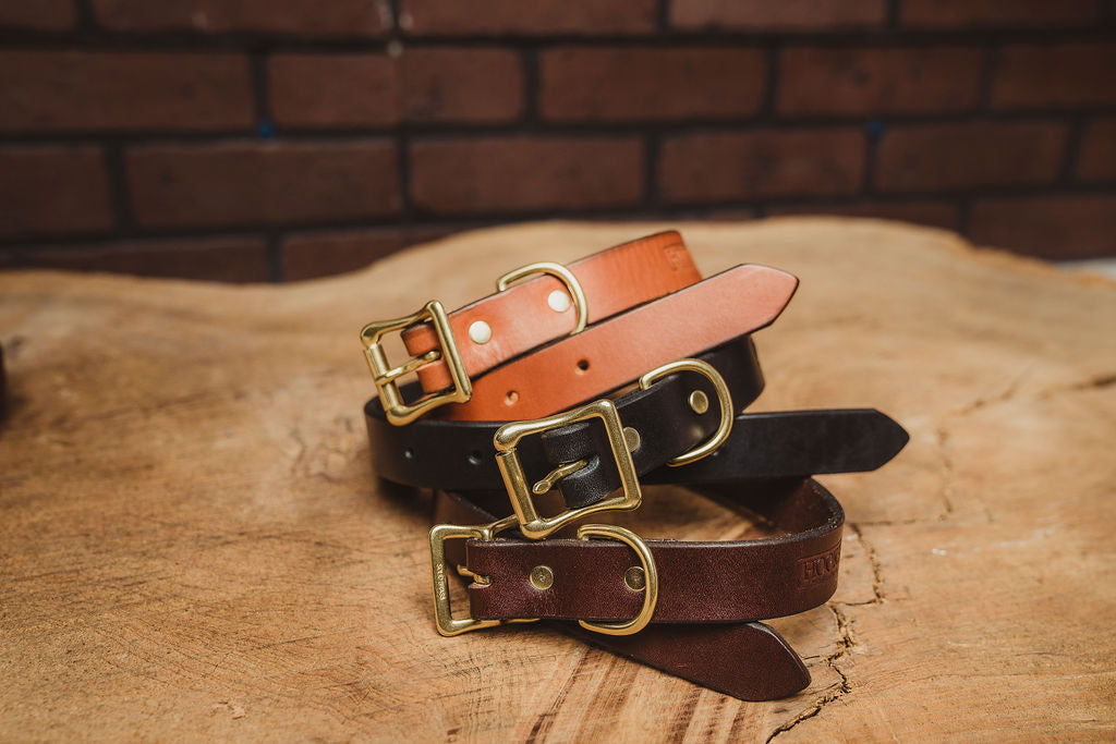 Hickory Brown Dog Collar