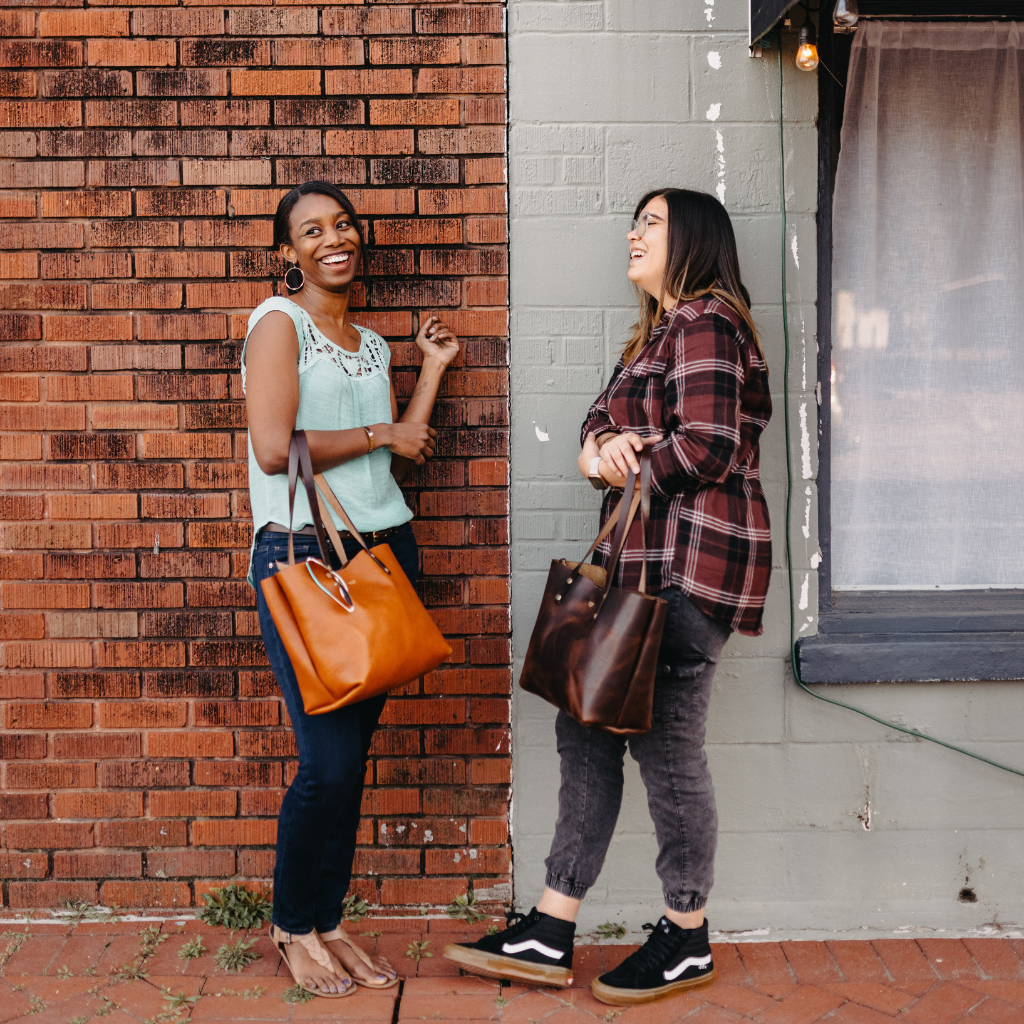 Bag Outfit Ideas - Canvas Bag Leather Bag