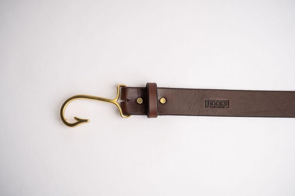 Hickory Brown Fish Hook Belt