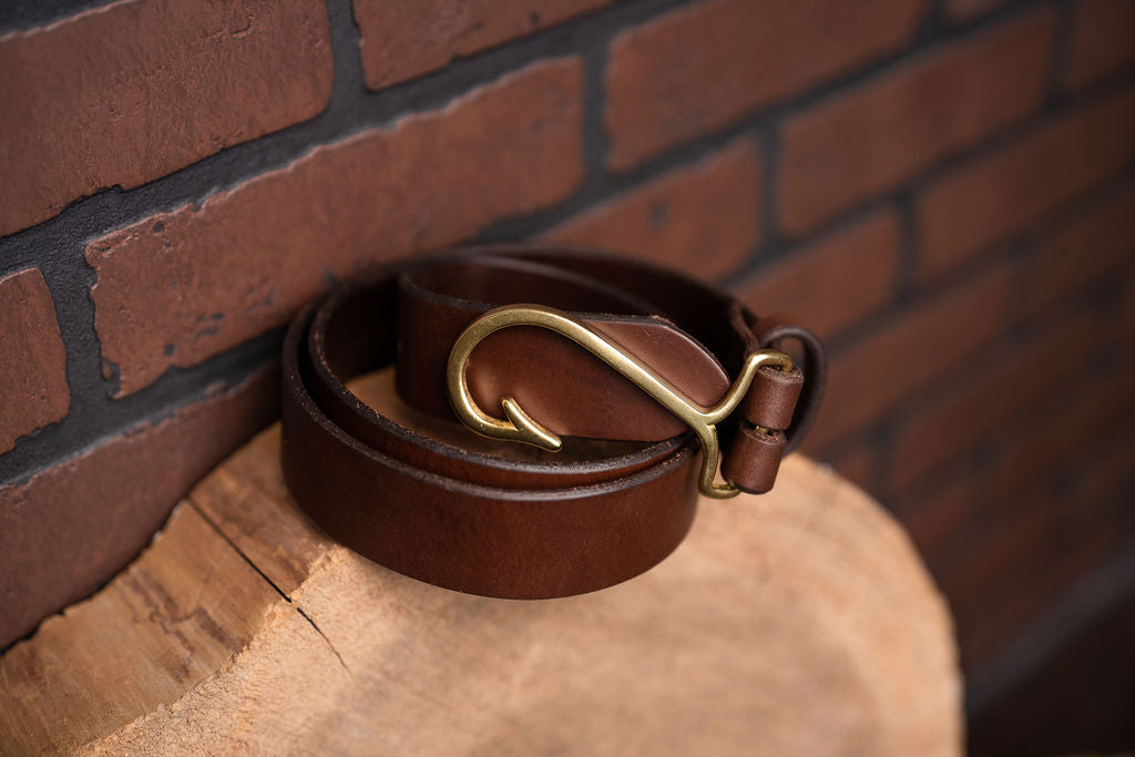 Hickory Brown Fish Hook Belt