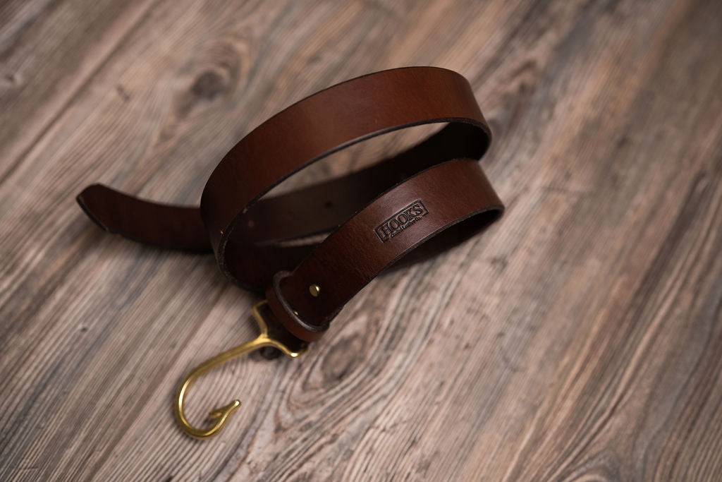 Hickory Brown Fish Hook Belt