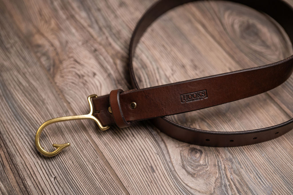 Hickory Brown Fish Hook Belt