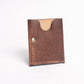 Brown Nut Minimalist Card Wallet