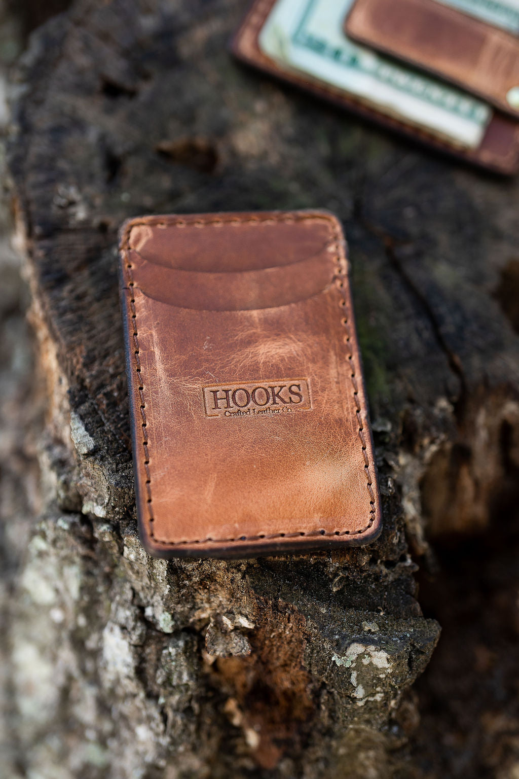 Natural Magnetic Money Clip Wallet