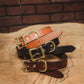 English Tan Bridle Dog Collar
