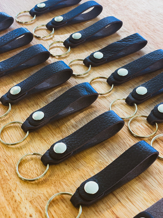 Brass Snap Keychain